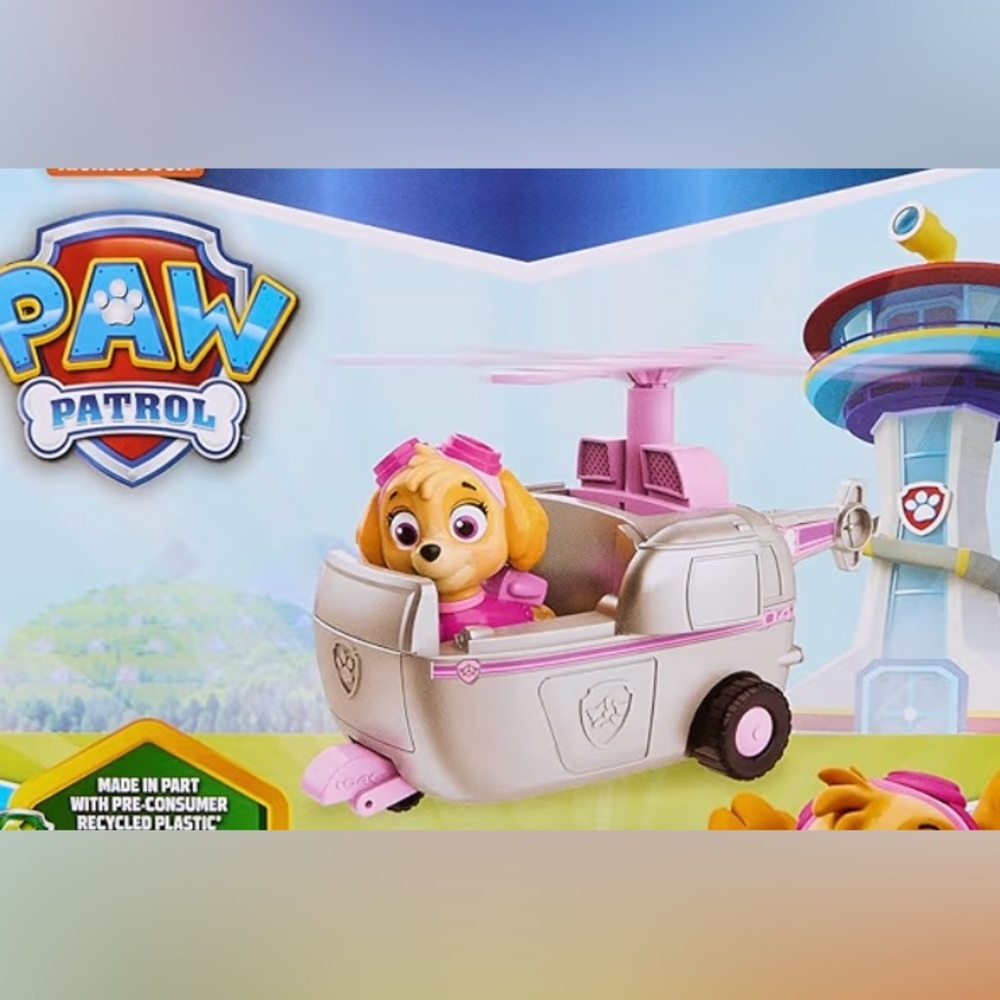 PAW Patrol Skye's Rescue Helicopter - Pink and Gray